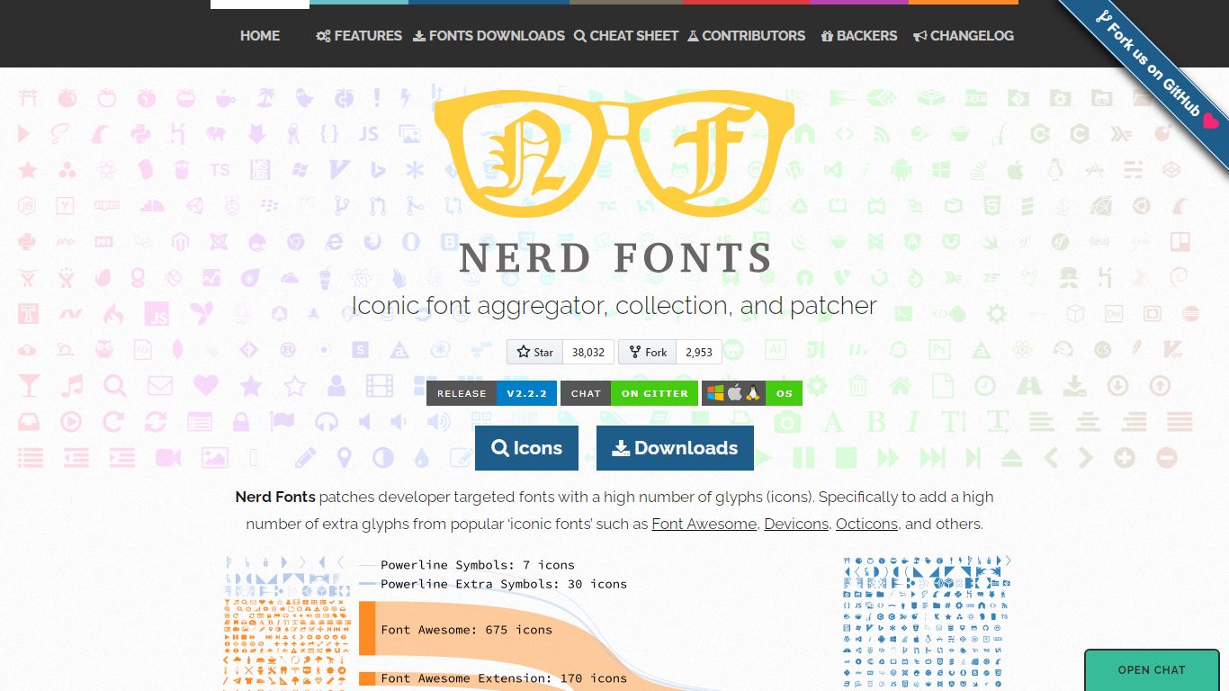 Nerd Fonts - Iconic font aggregator, glyphs/icons collection, & fonts ...